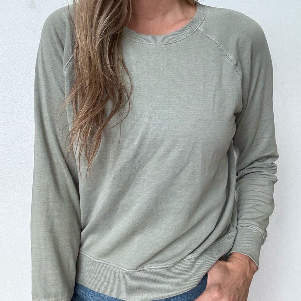 Athleta Sage Green Sweatshirt